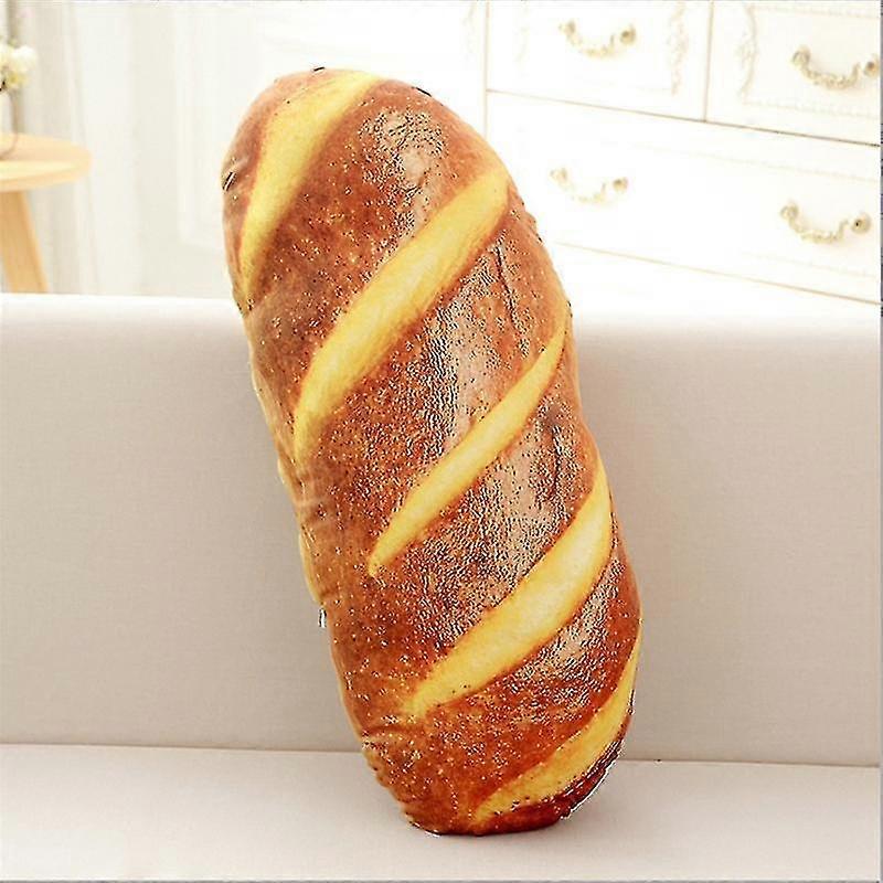 3d Simulation Bread Shape Pillow, Soft Butter Toast Bread Food Pillow