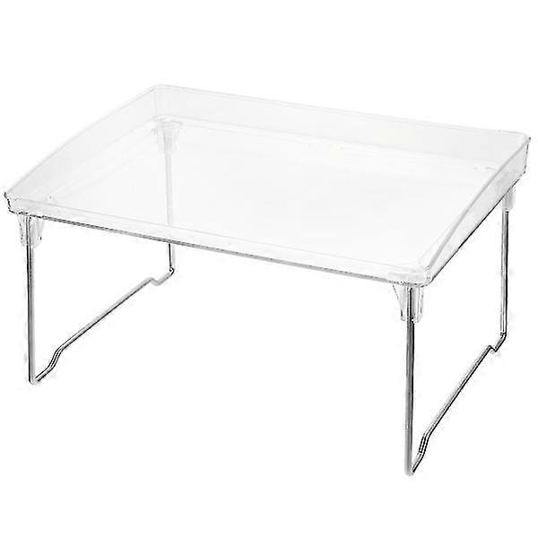 Folding Storage Rack Desktop Cosmetics Rack Countertop Heightened Storage Stand