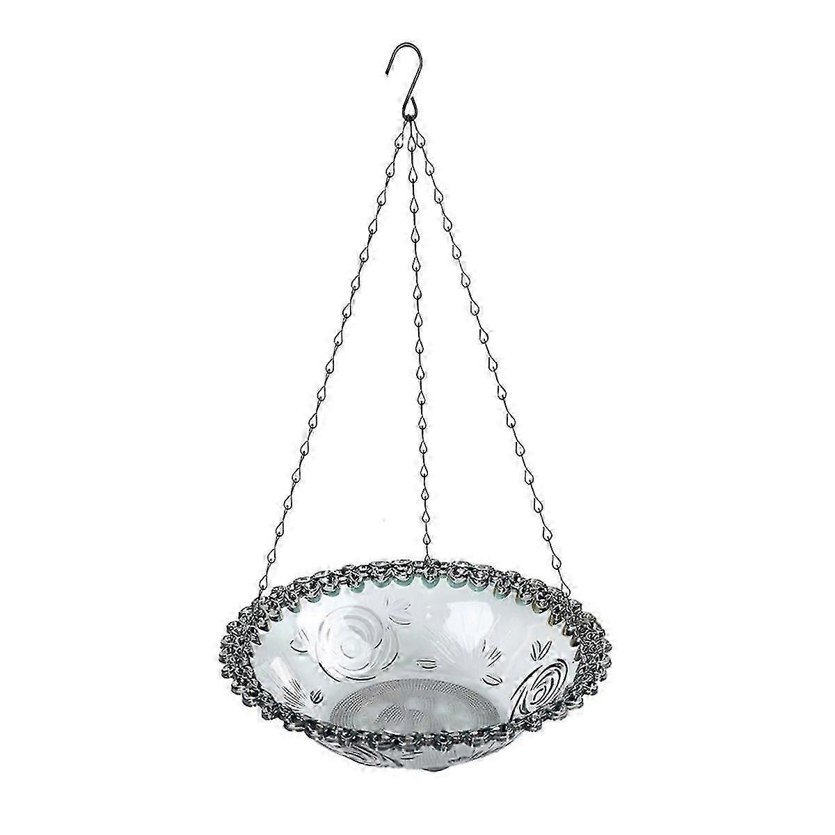 鳥の花の形をしたハンギングバードフィーダーバードバスガーデンアウトドア、庭の農場用品、ハチドリフィーダー用品A