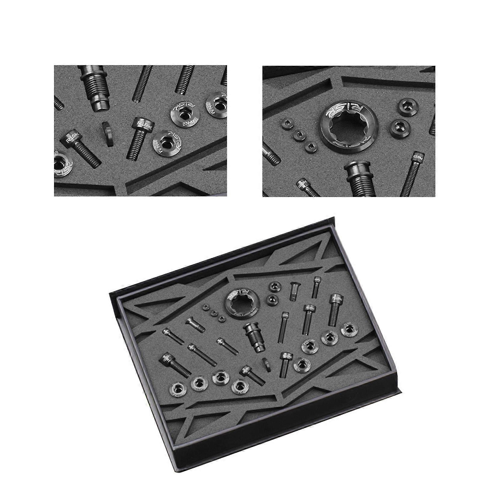 Titanium Alloy Shifters Brake Fixing Bolts Screws Set for M7000 M8000 Black