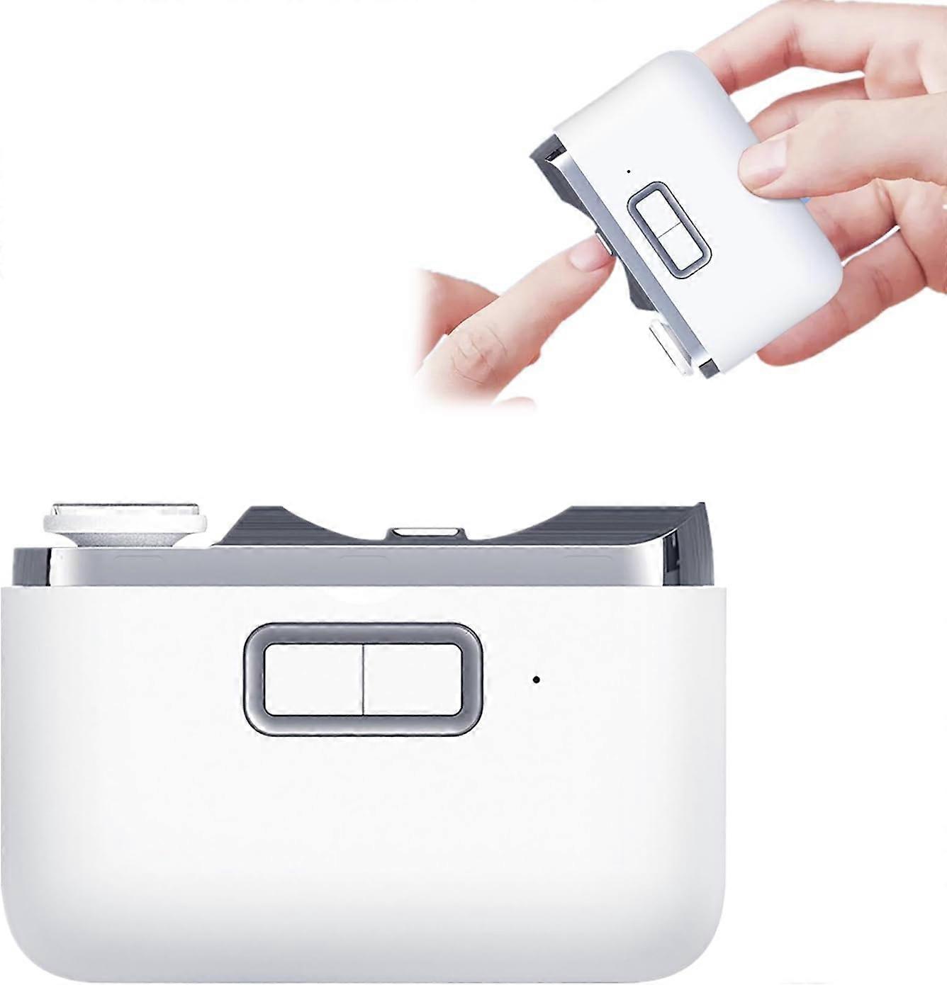 Electric Toenail Clipper for Seniors, 2-in-1 Automatic Cutting and Grinding, Ergonomic Design, Rechargeable, Safe and Easy to Use