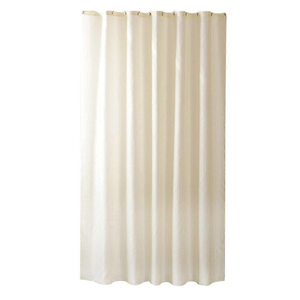 Durable Waterproof Mildew-proof Lightproof Bathroom Curtain with Hooks(1#)