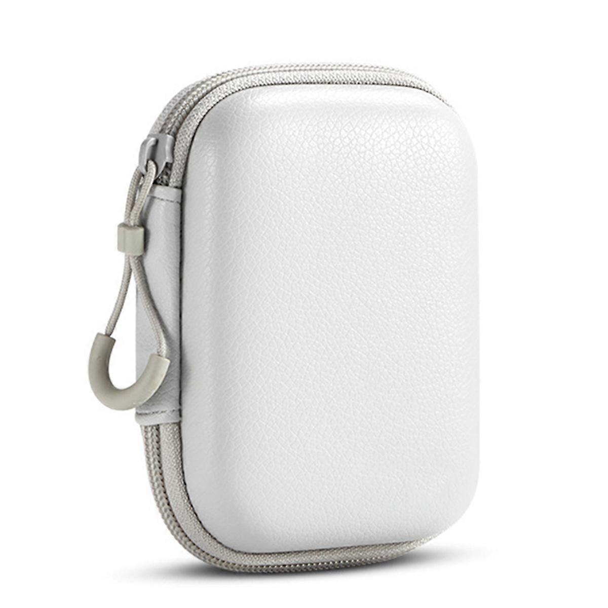 Pebbled Portable Mini Hard Shell Digital Gadgets Storage Bag Earphone Charger Case Plug Data Cable U Disk Organizer B