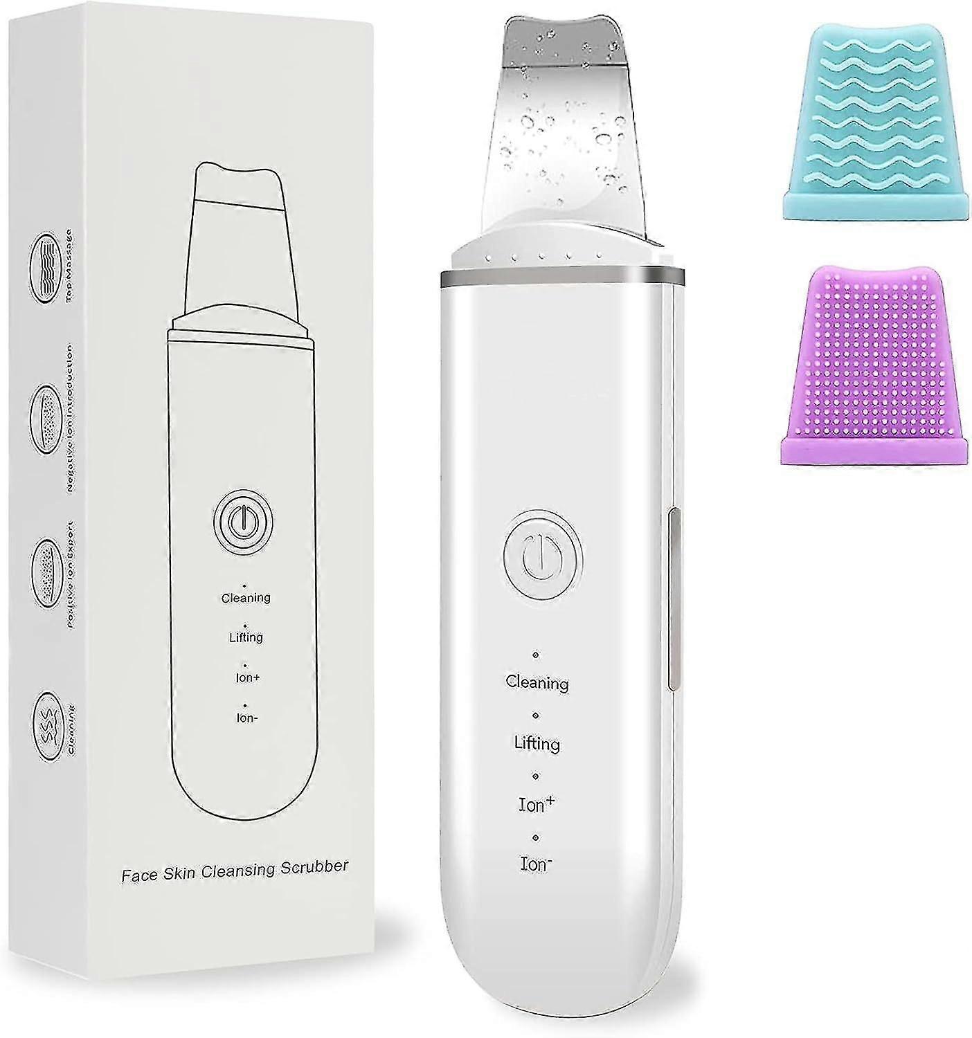 Face Skin Scrubber,skin Spatula,blackhead Remover Pore Cleaner With 4 Modes