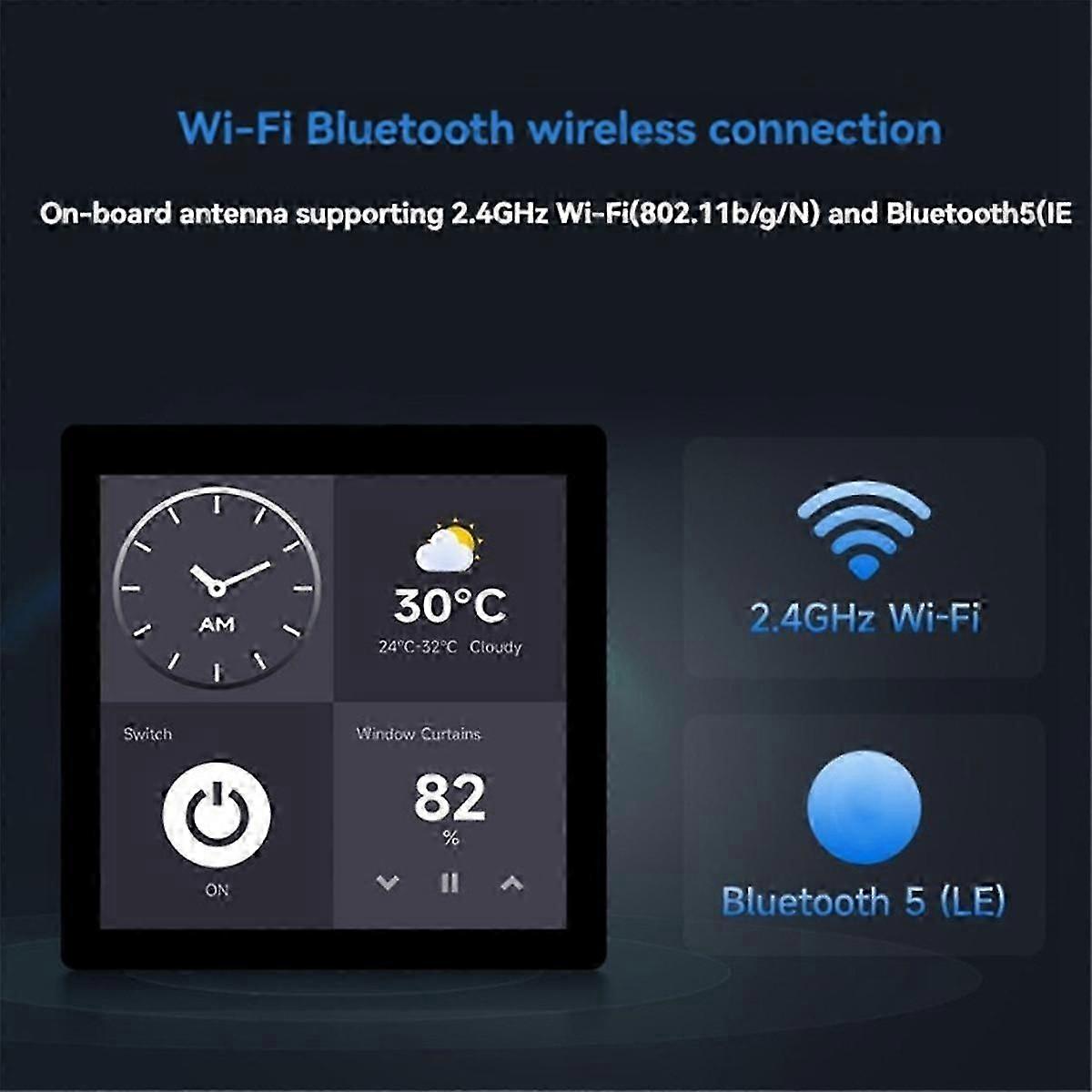 Esp32-s3 4-Zoll-Touchscreen-Entwicklungsboard mit quadratischer Kapazität 480x480 Wifi Bluetooth HMI / lvgl Gui-Entwicklungsboard