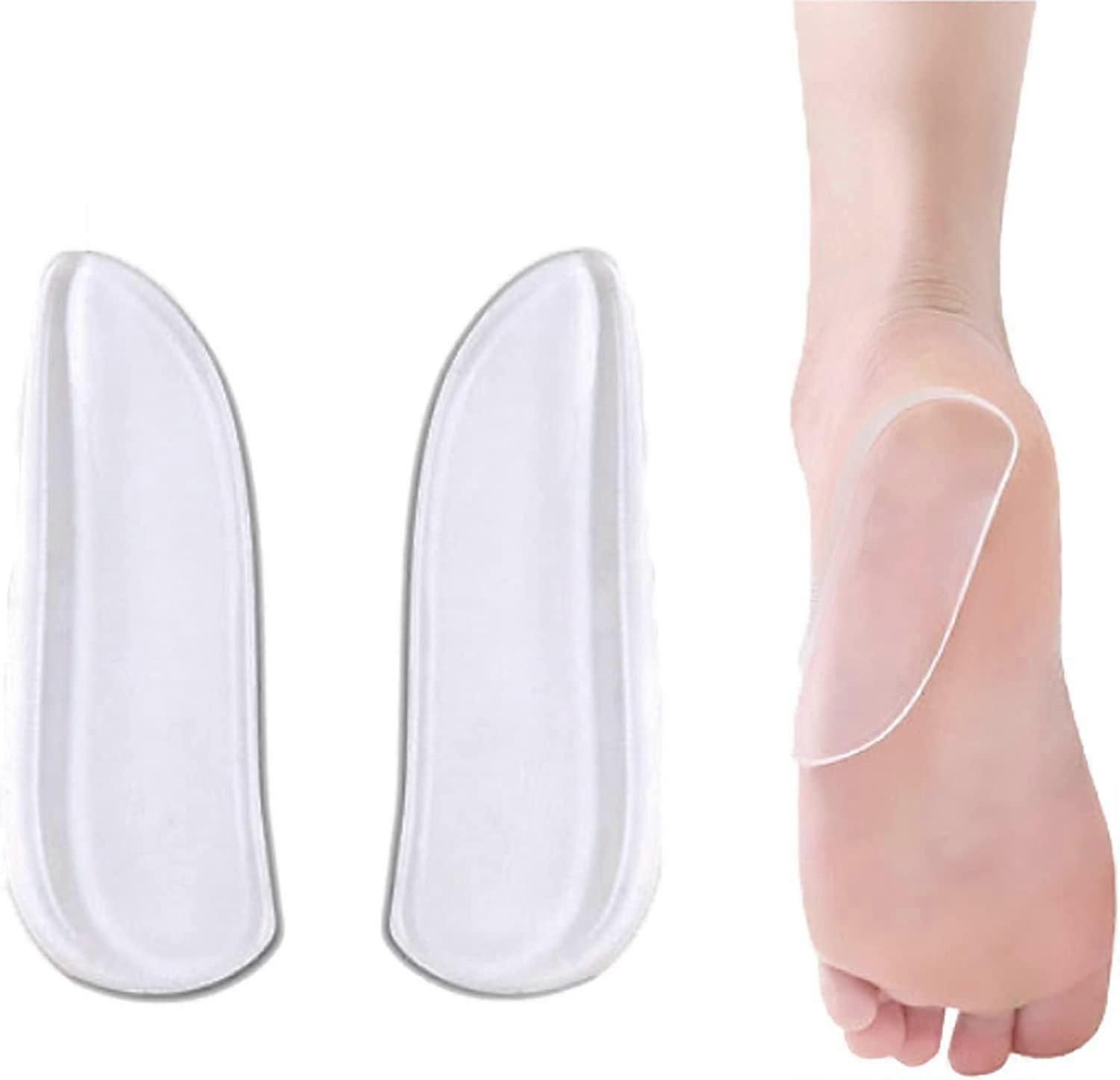 Medial Lateral Heel Wedge Silicone 2 Pairs - Universal - Adhesive Shoe Insert For Kno Knee Pain, Legs, Foot Alignment - Pronation, Supination,7918