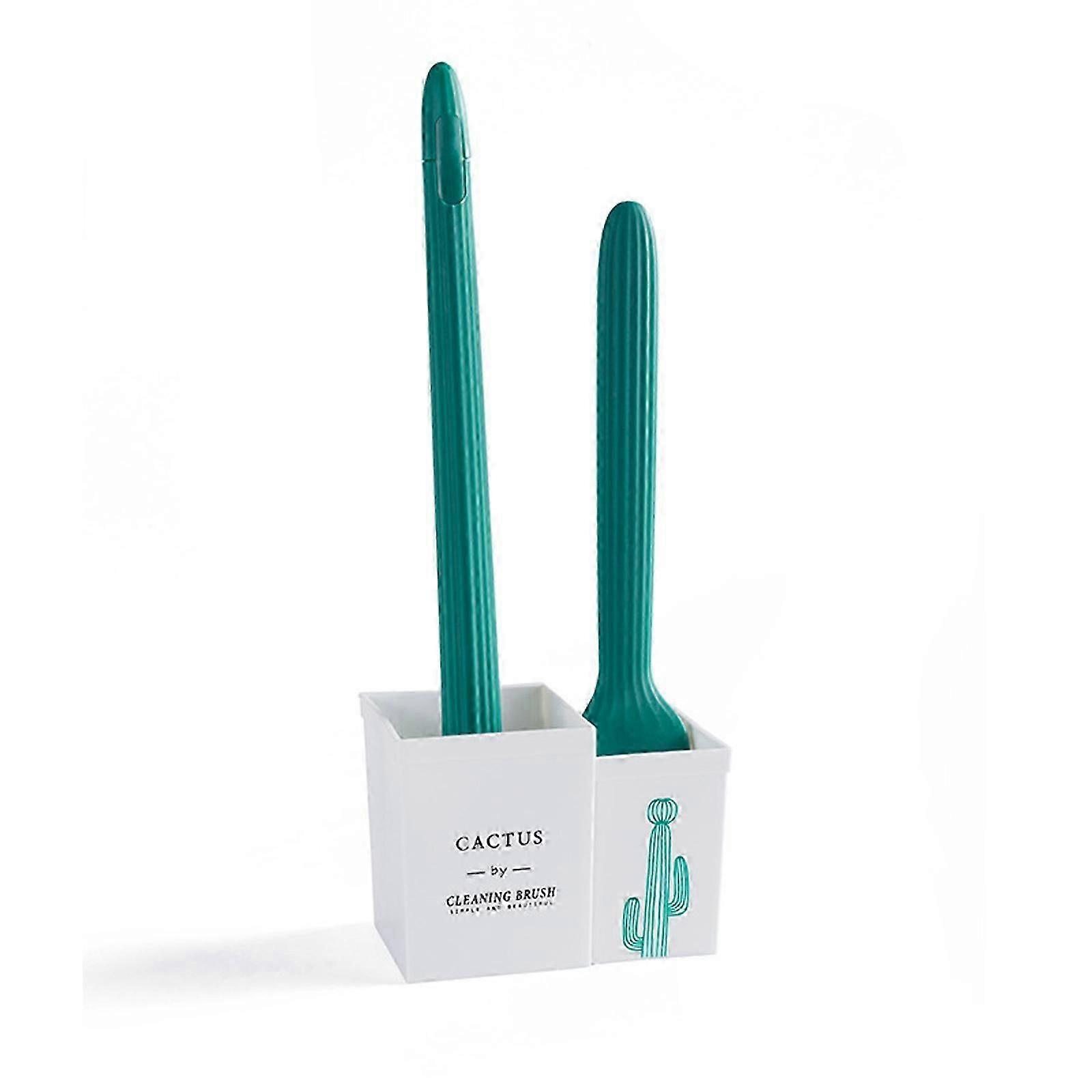 Toilet Brush Set Cactus-shaped Bathroom Brushes Long Handle Toilet Brushes With Base