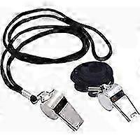 2PCS Referee whistle with lanyard