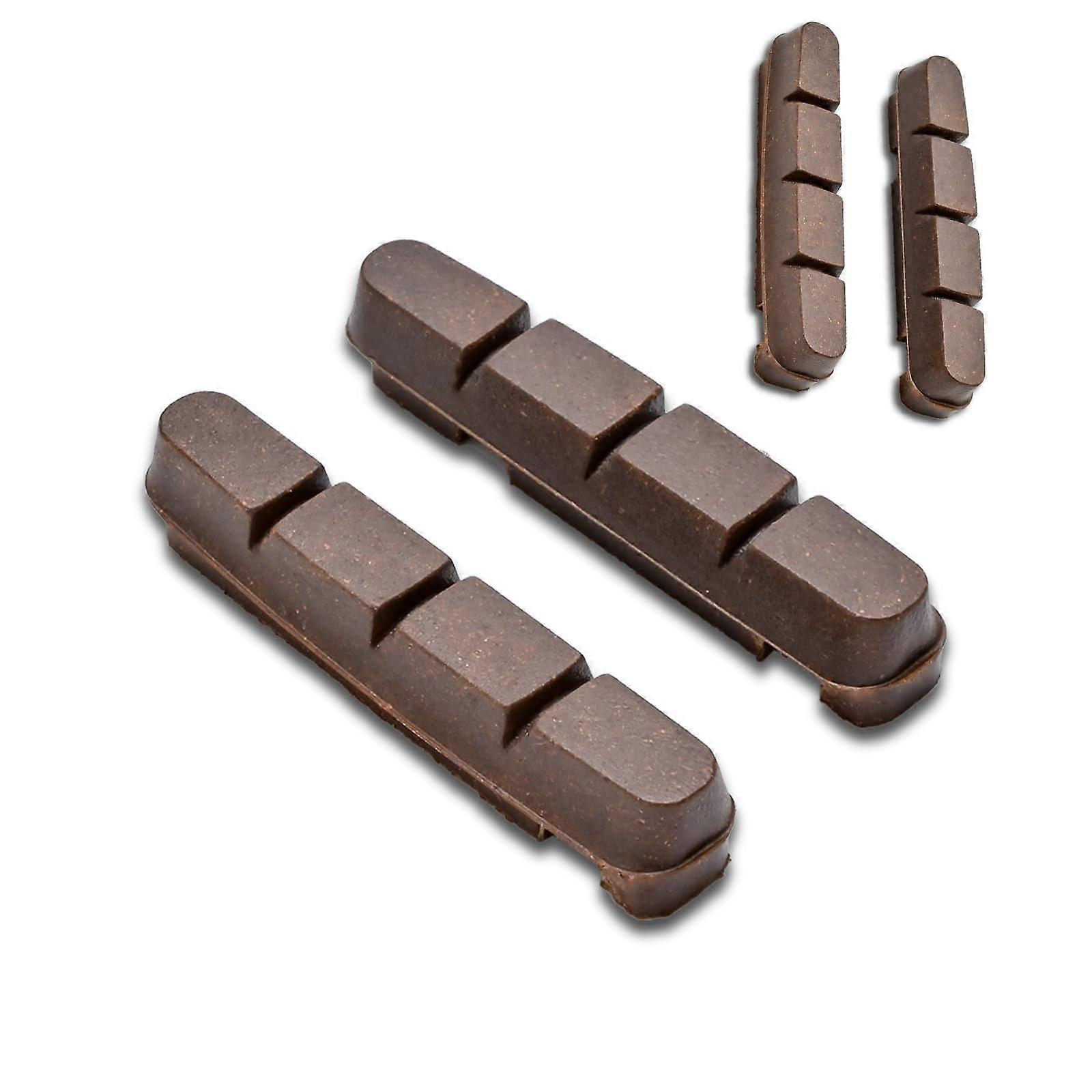 4 Pairs of Mountain Bike Brake Pads, Compatible with Shimano, Durable Resin Material, For Trail and Off-Road Riding