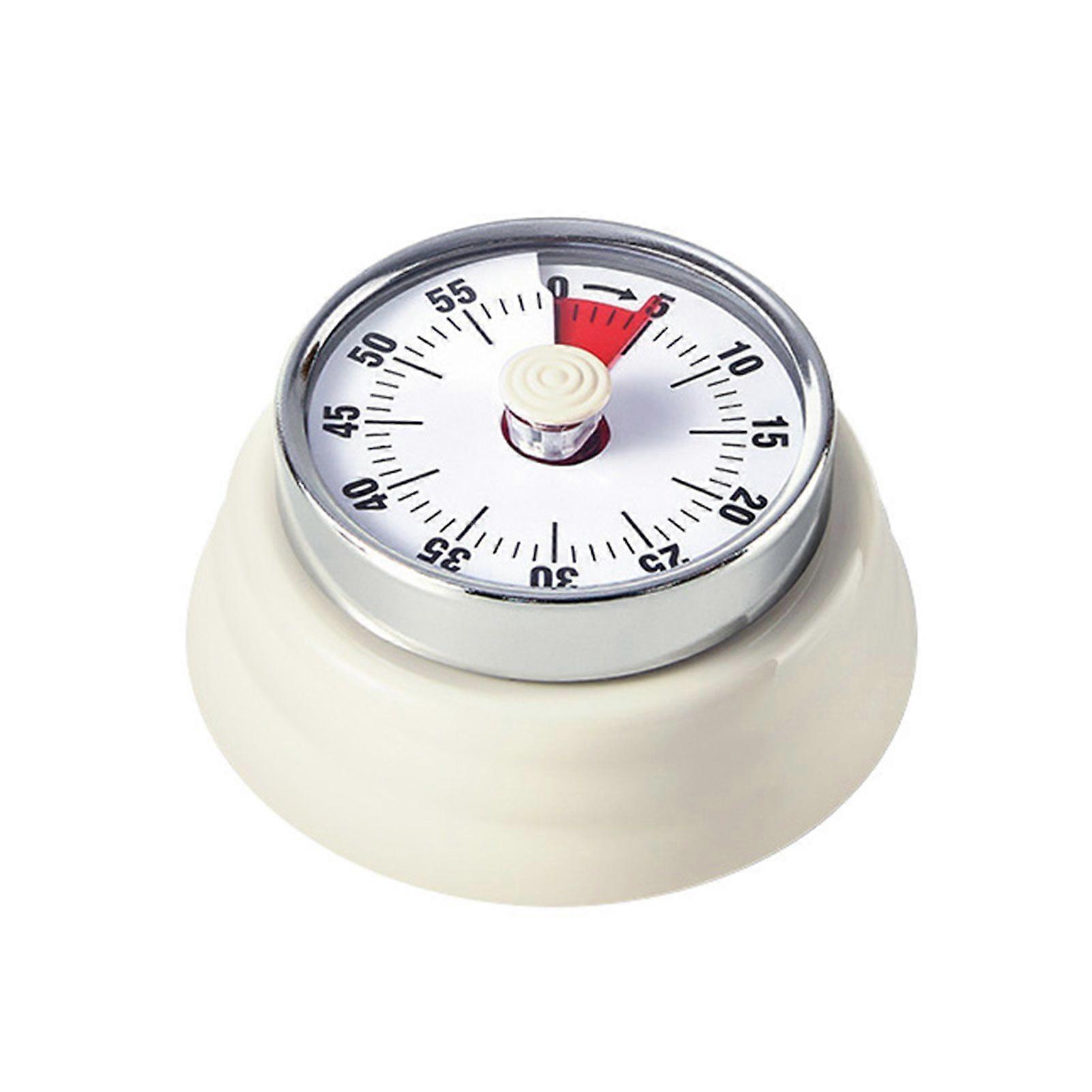 Qinghai 60-Minute Mechanical Timer with Magnetic Base Portable Kitchen Timer Visual Dial Ringer Alert Time Management Tool
