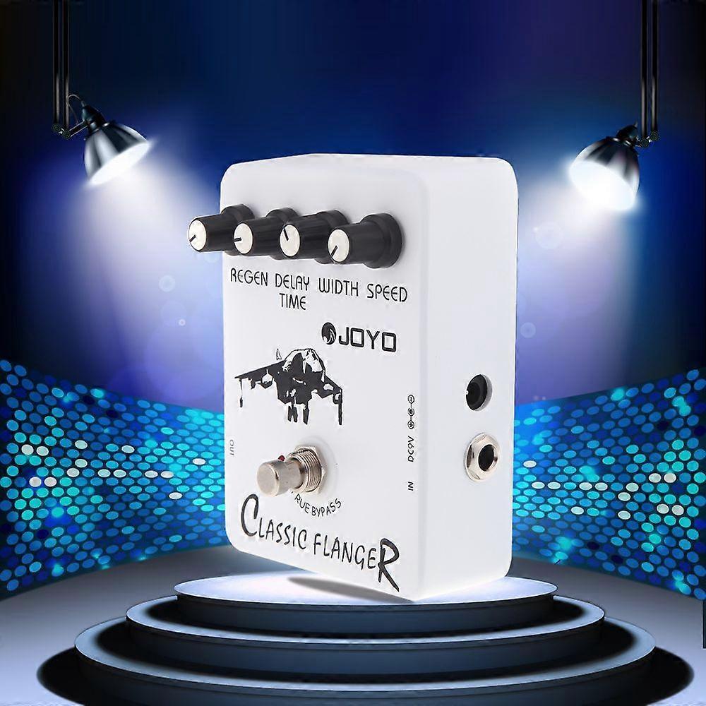 Joyo JF-07 Klassisches Flanger-Gitarren-Effektpedal mit True-Bypass-Design