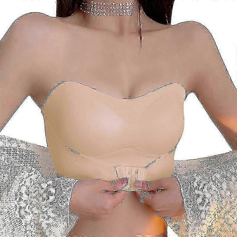 حمالة الصدر غير مرئية للنساء اللاسلكية دفع ما يصل عدم الانزلاق الزفاف Brassiere كبير الثديين الملابس الداخلية مثير الملابس الداخلية S-XL زائد الحجم