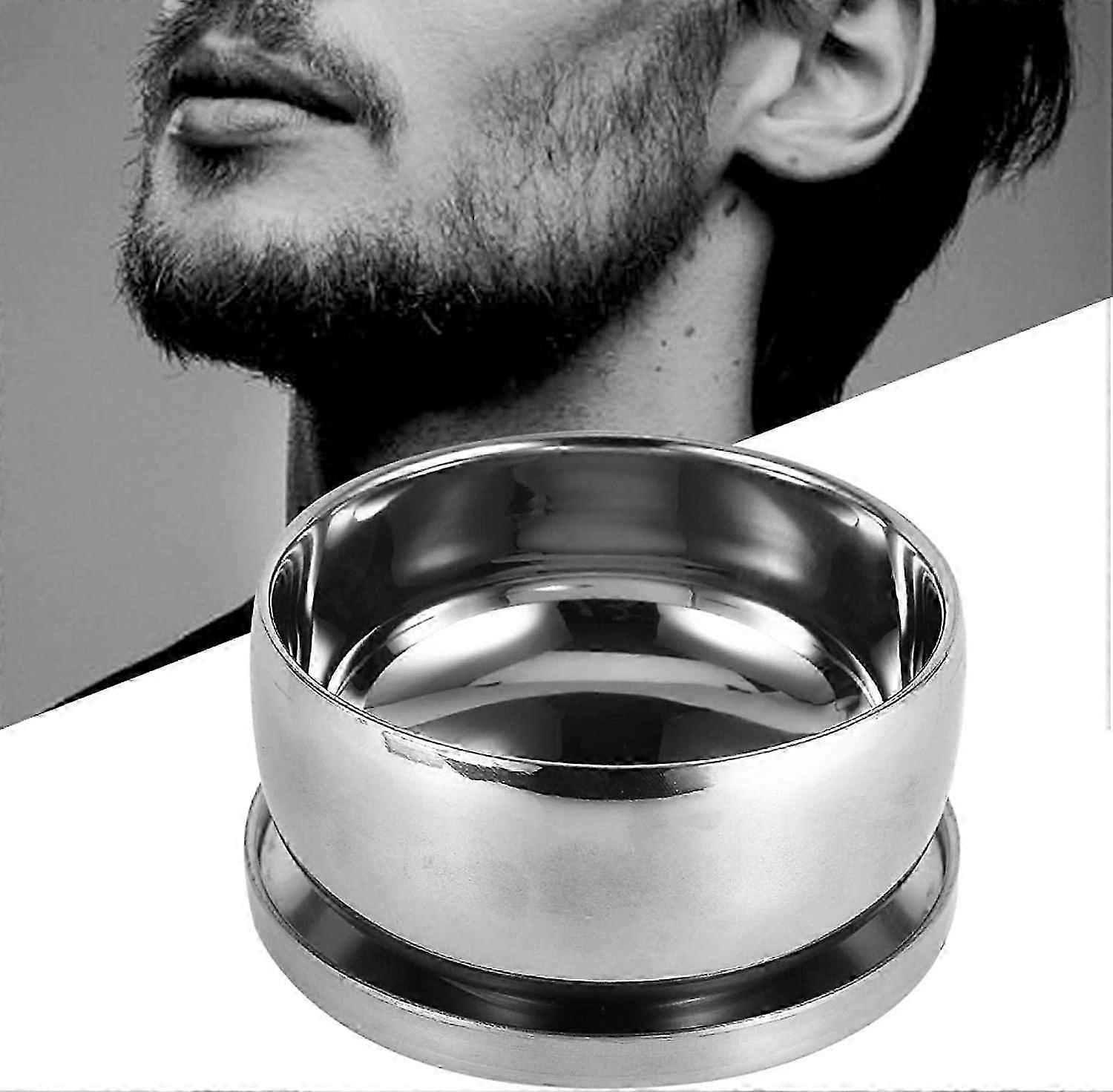 Shaving Bowl, Shaving Soap Bowl Household Wet with Lid for Bathroom