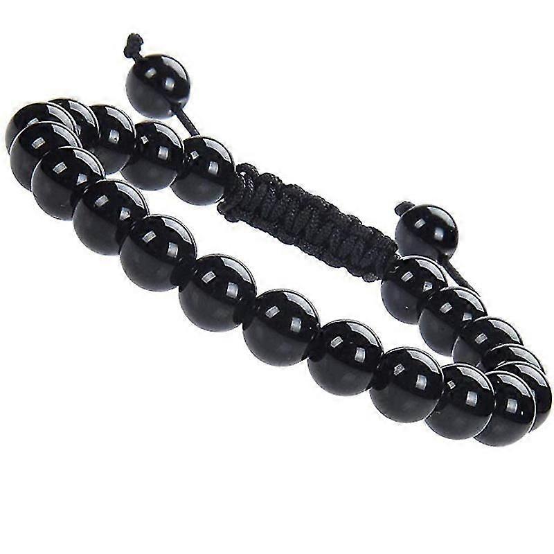 Beads Natural Healing Power Gemstone Crystal Beads Unisex Adjustable Macrame Bracelets