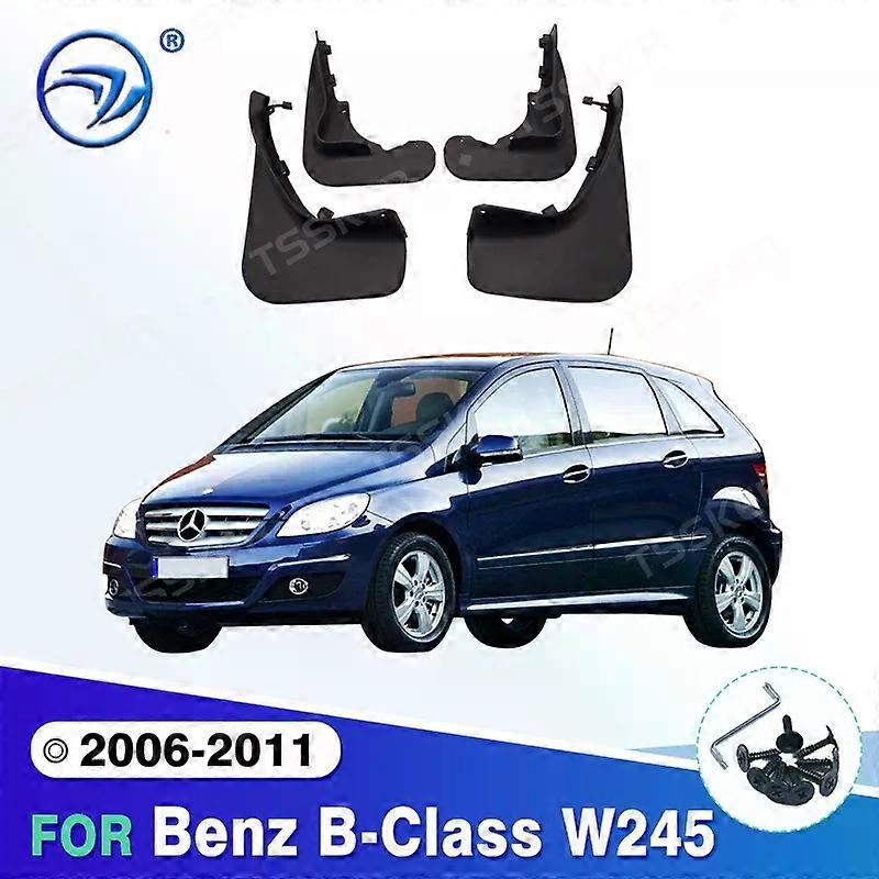 Exquisite Accessories Mud Flaps For Benz B Class B-Class W245 2006-2011 Mudflaps Splash Guards Front Rear Mudguards 2010 2009 2008 2007