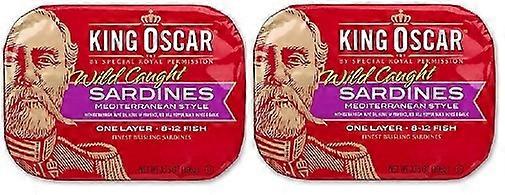 King Oscar Wild Caught Sardines Mediterranean Style 2 Pack