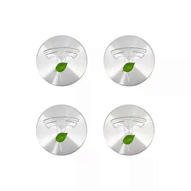 4pcs Wheel Center Caps compatible for Model 3 S X Hub Cover Snap Fit Installation Car Modification Accessories Multi Color 2017-2022