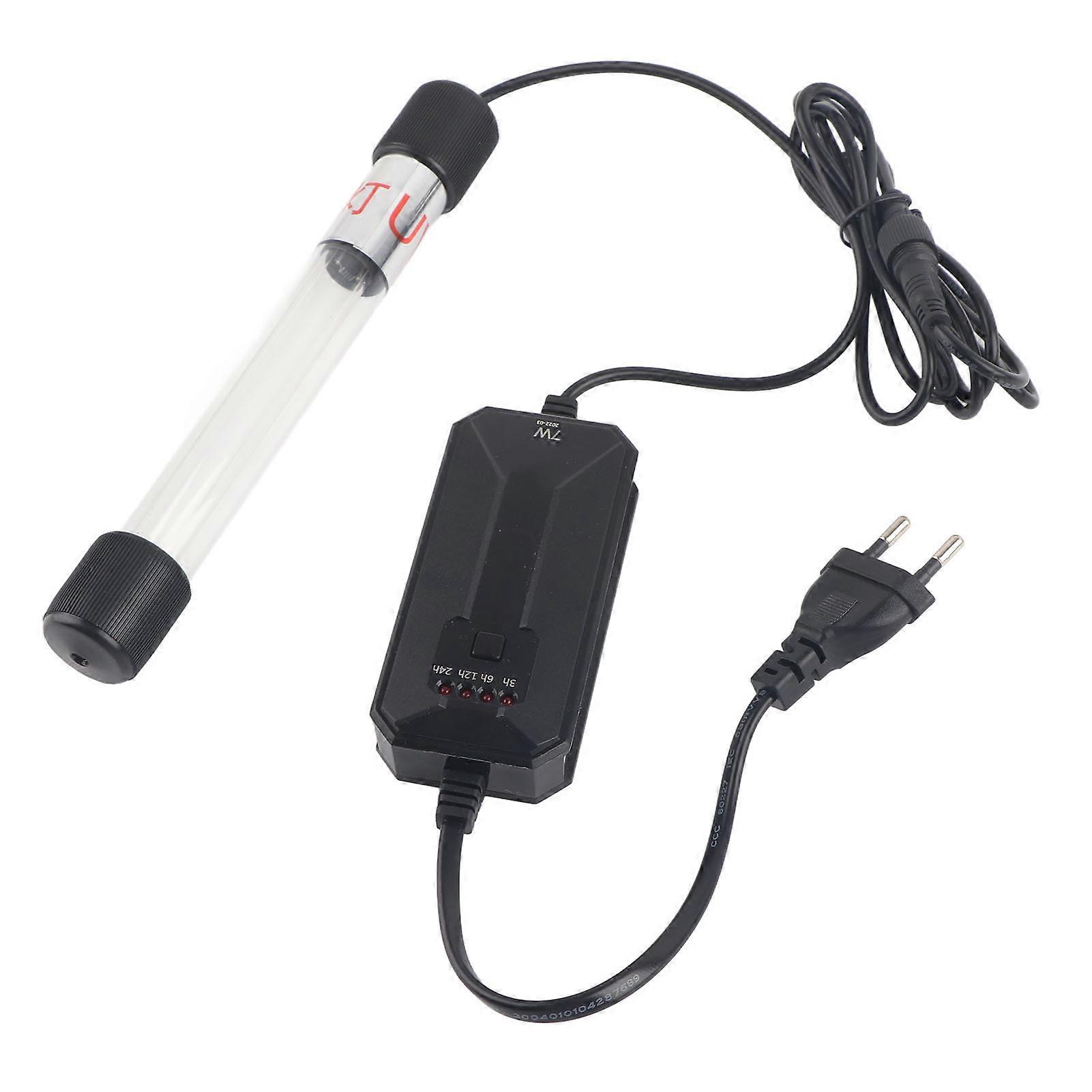 Household Light Aquarium Fish Tank Timer Ultraviolet Lamp EU Plug 220V Algae Control