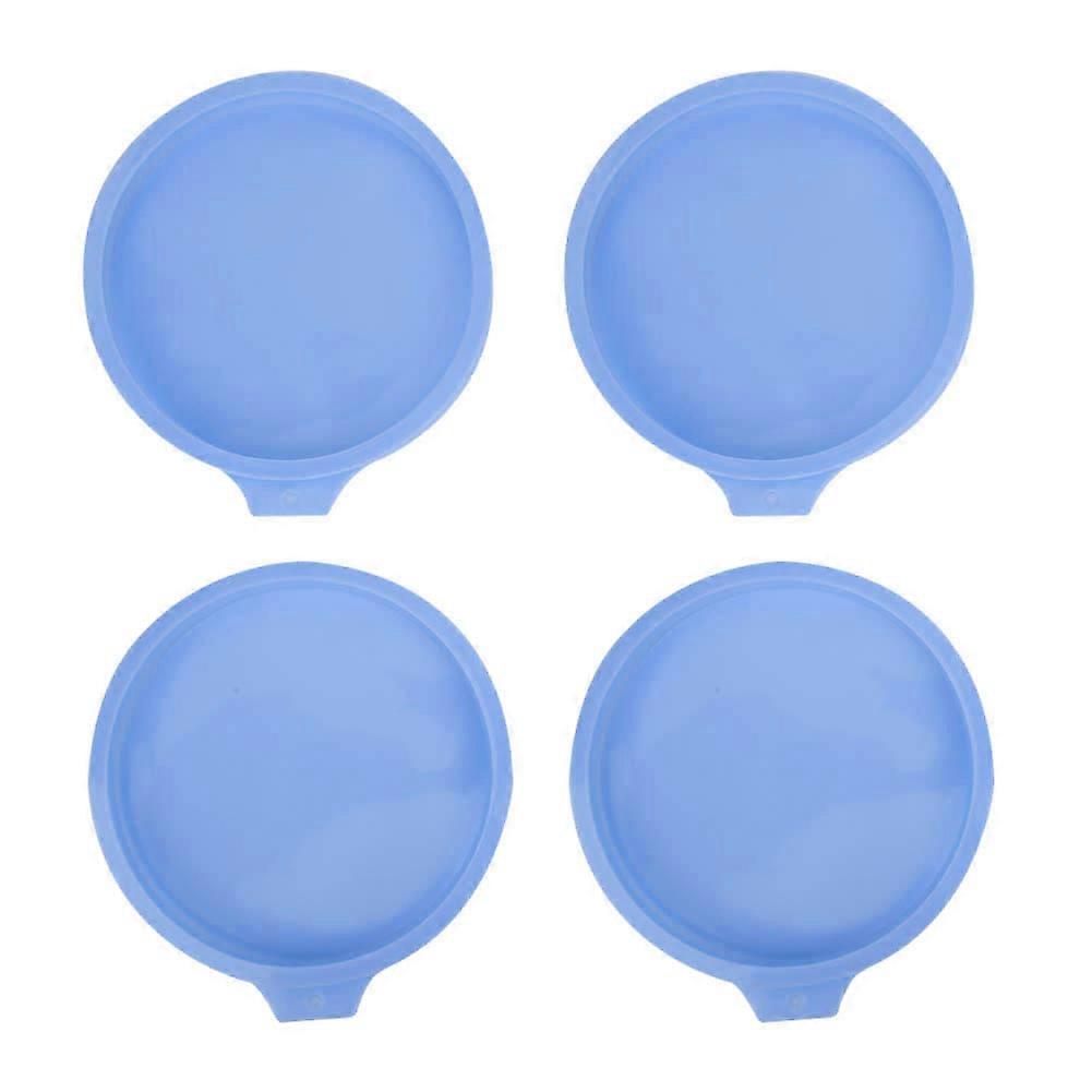 Silicone Baking Pan Non-Stick 9 Inch Round Pie Mousse Cake Bread Mold Tray Blue Kitchen Bakeware Tool