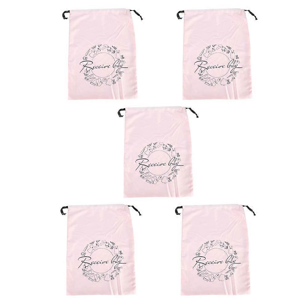 Multifunction Drawstring Bag Set - 5Pcs Laundry Storage Bags for Clothes, Underwear, Jewelry, and Cosmetics