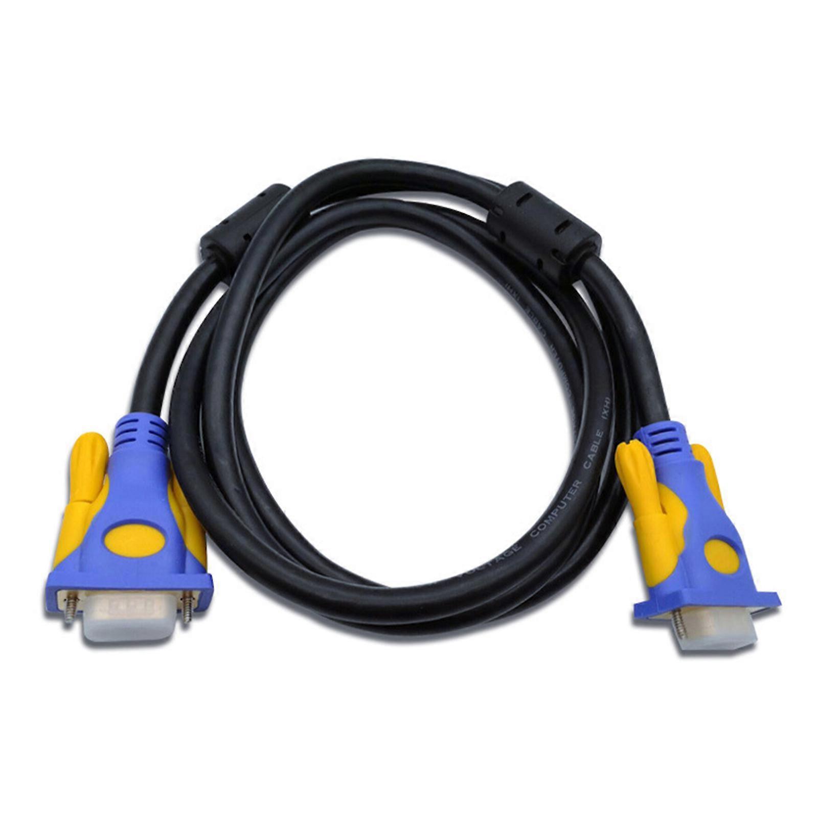 VGA to VGA Cable Male to Male for TV Computer Projectors with Enhanceds Shielding Against RFI