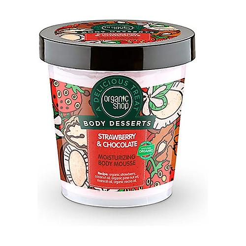 Strawberry and chocolate hydrating body mousse 450 ml