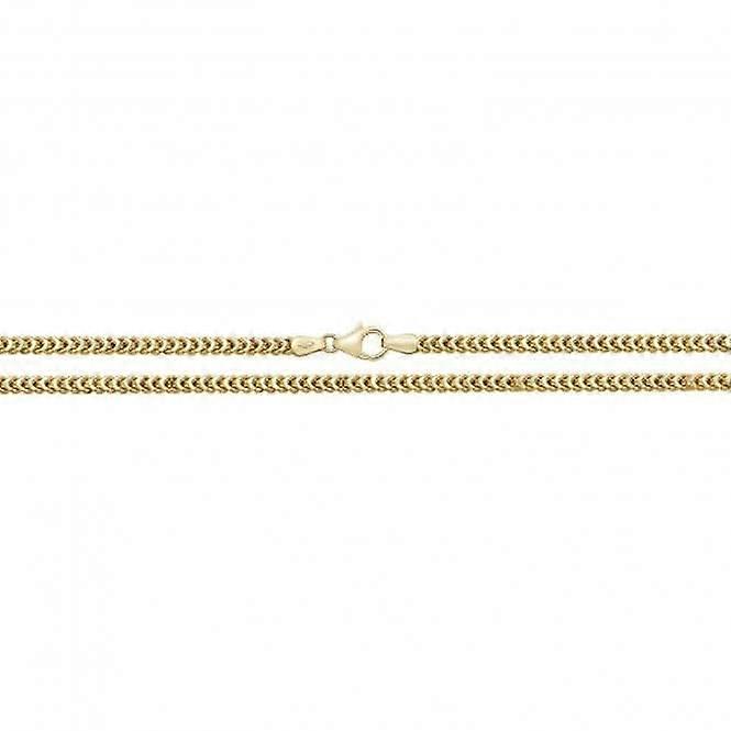 9CT Yellow Gold Square Franco Chain CH495