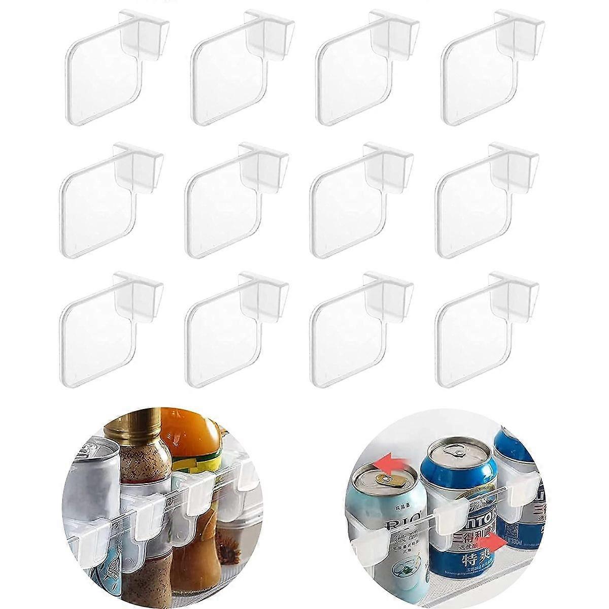 12pcs Plastic storage baskets space allocatorRefrigerator organizer bins partition,Portable drawer separators board