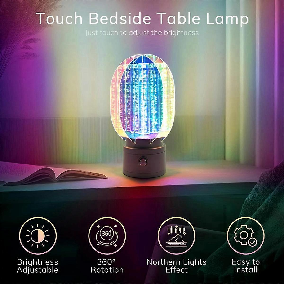 Lights Projector, Cordless Night Light with Rotating Button