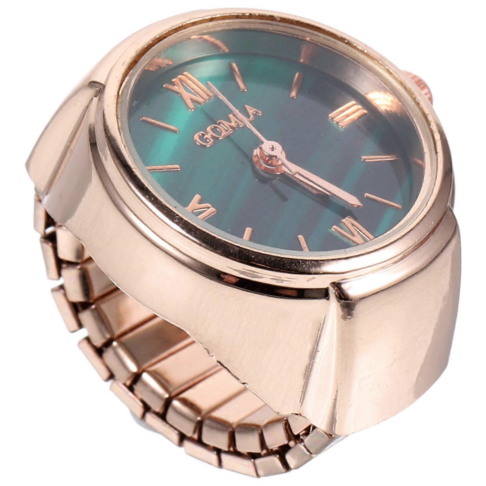 Fingerklocka Miniklocka Ring Romerska siffror Ringklocka Modern Ringklocka