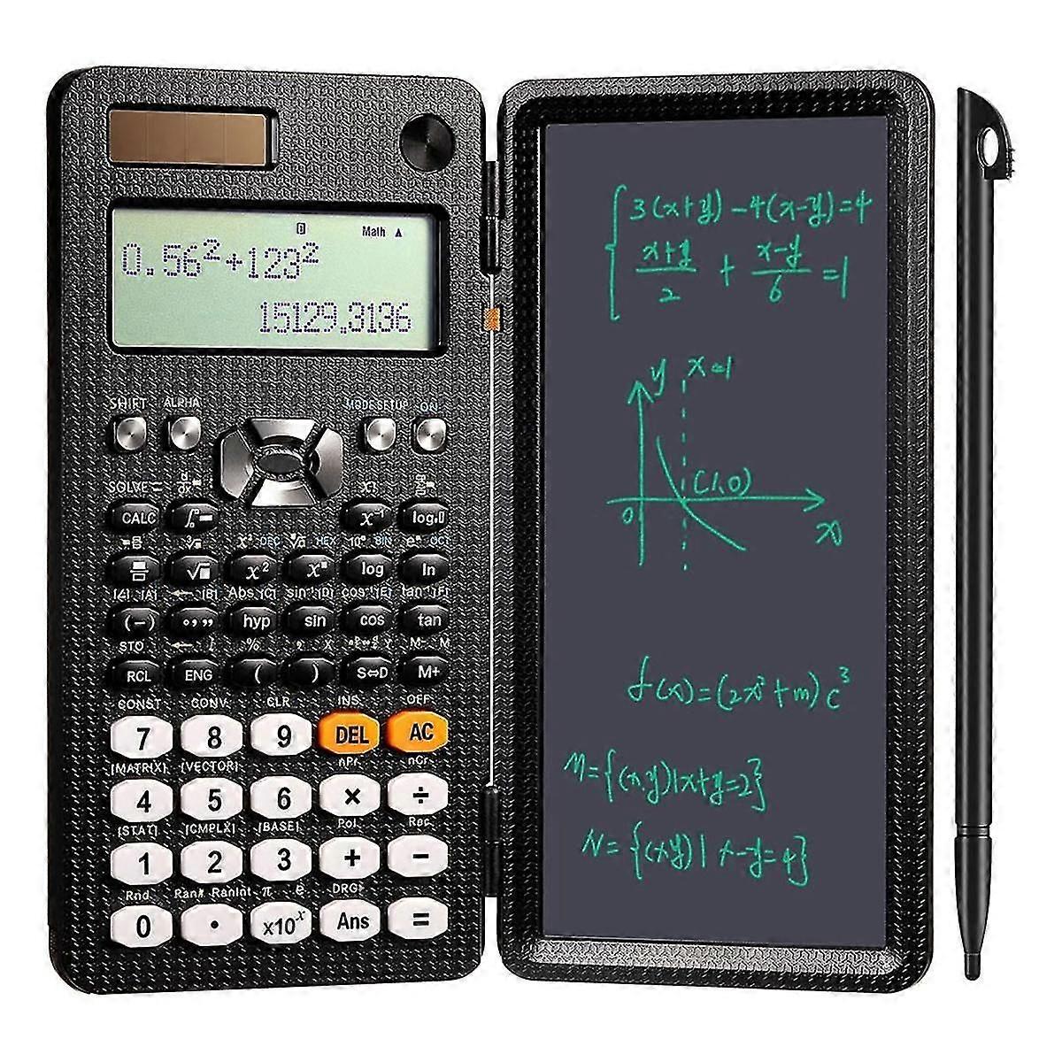 Scientific Calculator with LCD Writing Math Calculator Suitable suitable for School Solar Calculator (991ES