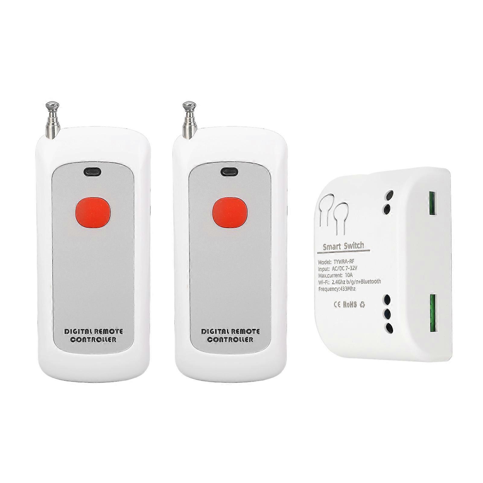 WiFi RF Relay Switch for Access Control WiFi RF DC 7V-32V NC NO Door Access Control System Remote Control Switch