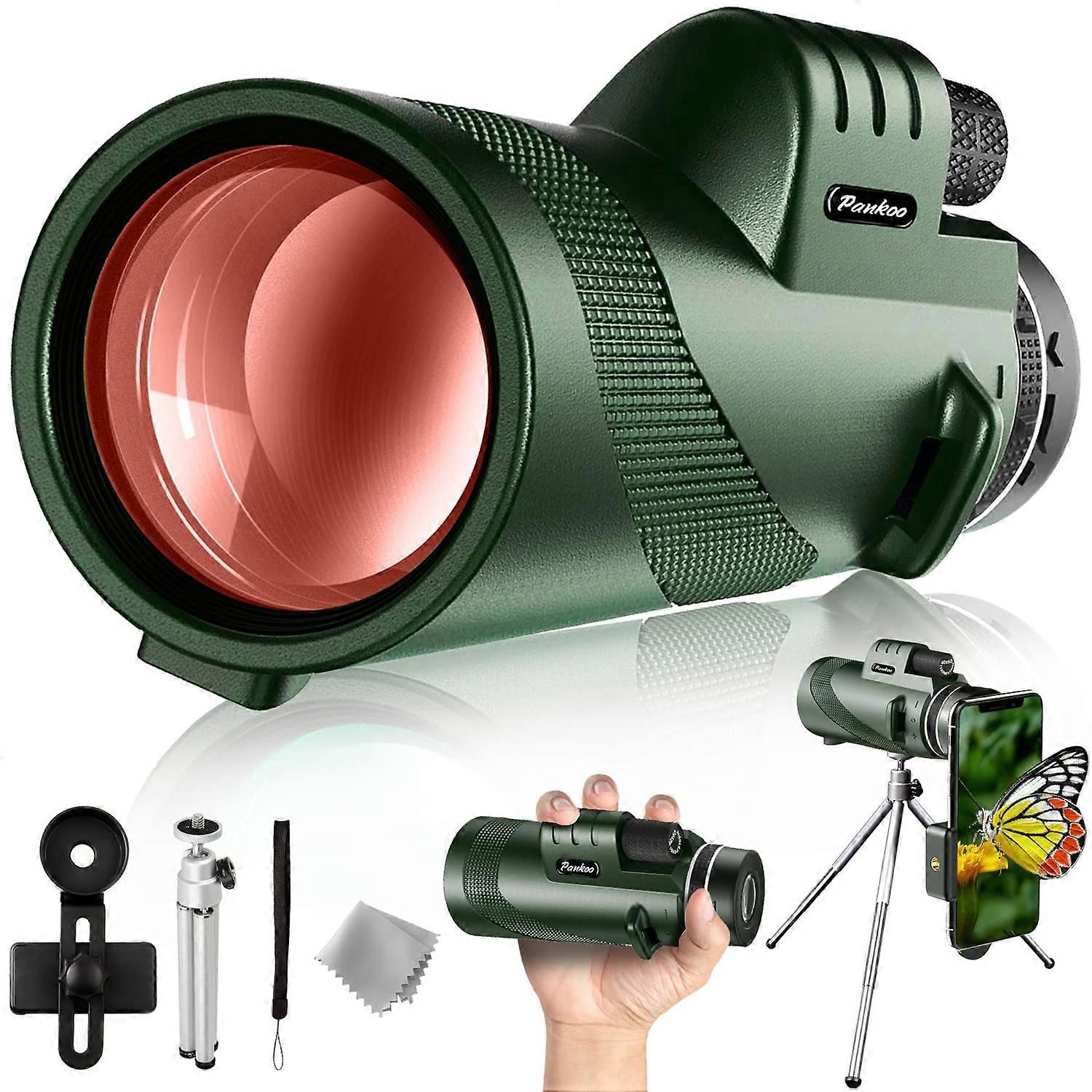 Compact monocular for watching bird and hiking