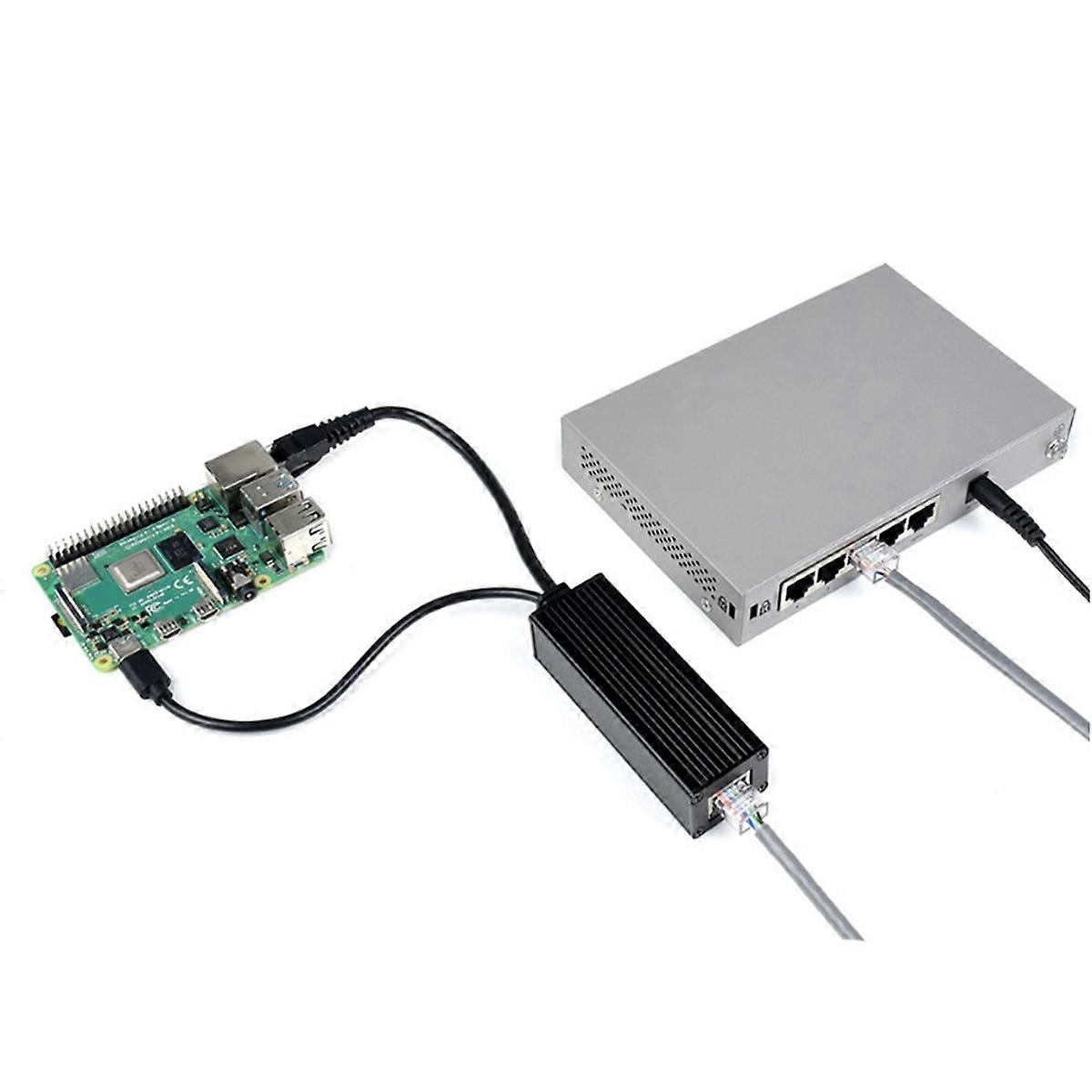 Waveshare PoE Splitter Industrial Gigabit DC Interface Power Supply