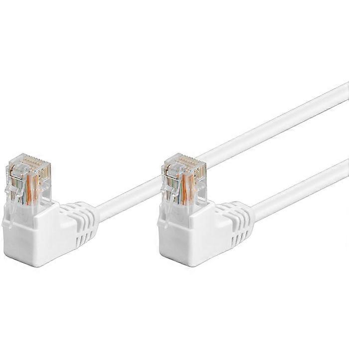Patch Network Cable - INTELLINET - ICOC U5EB-020-Wha - CAT. 5E - 2 m - 90° Angle