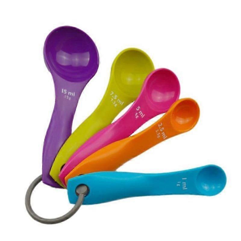 Set of 5 measuring spoons