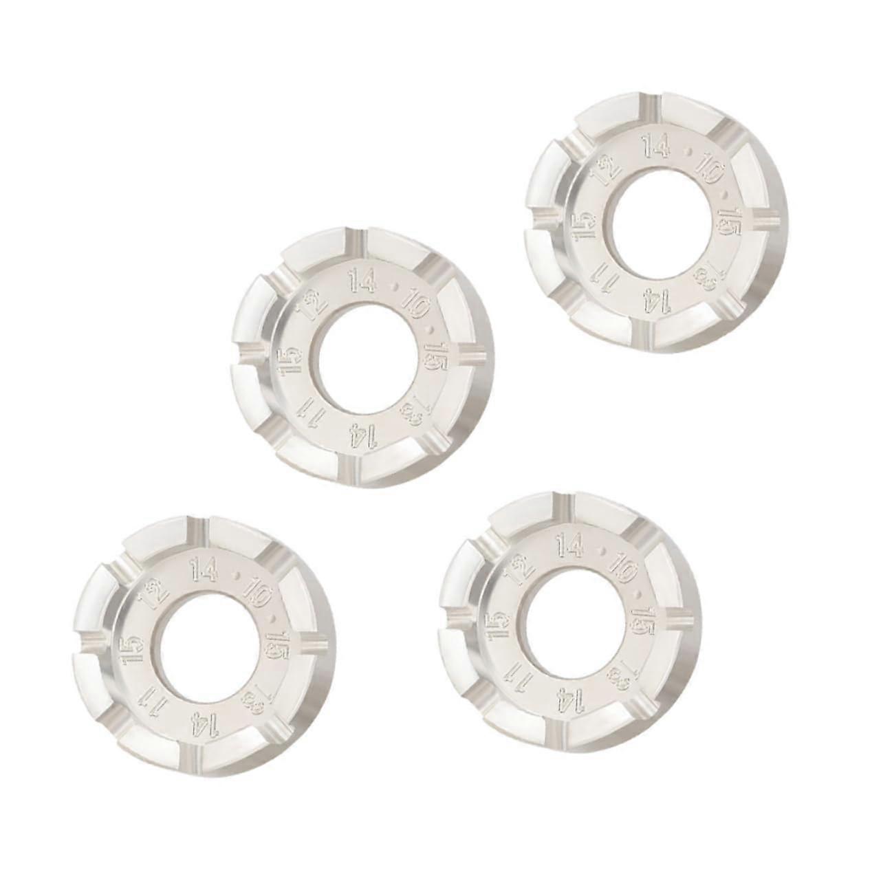 8-Opening Steel Spoke Wrench Set for Road and Mountain Bikes - Convenient Rim Tool for Wheel Maintenance