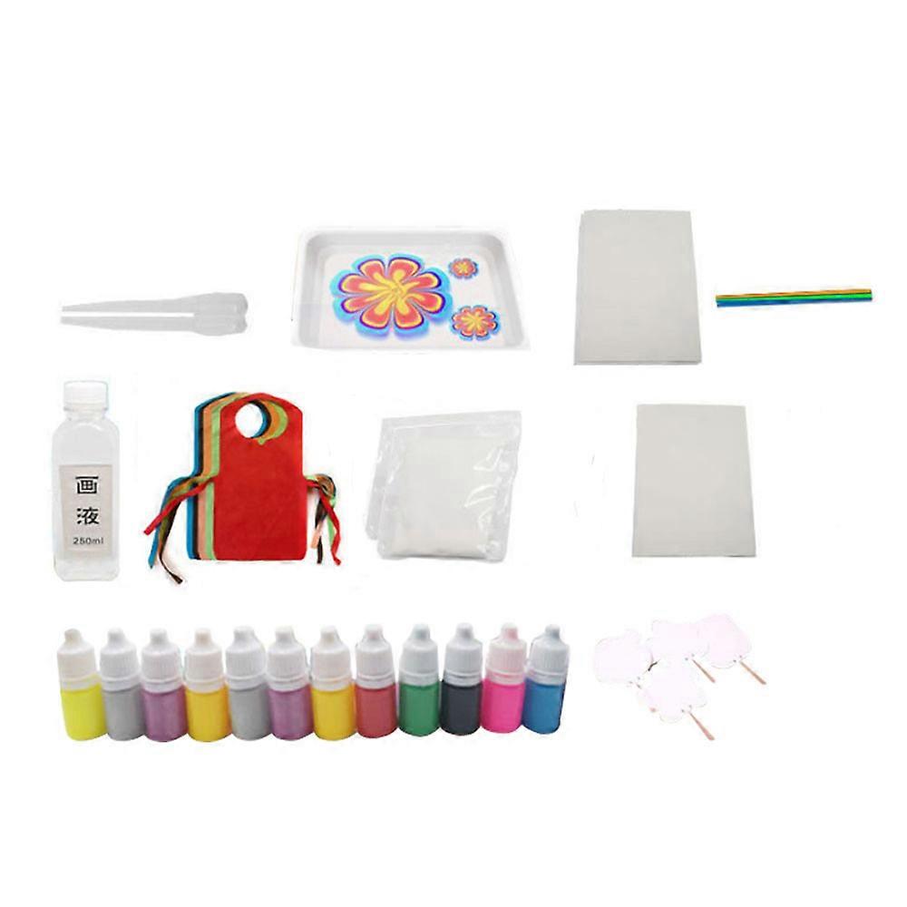 Water Art Paint Set Easy To Color Good For Children's Color Perception 100ML DIY Set