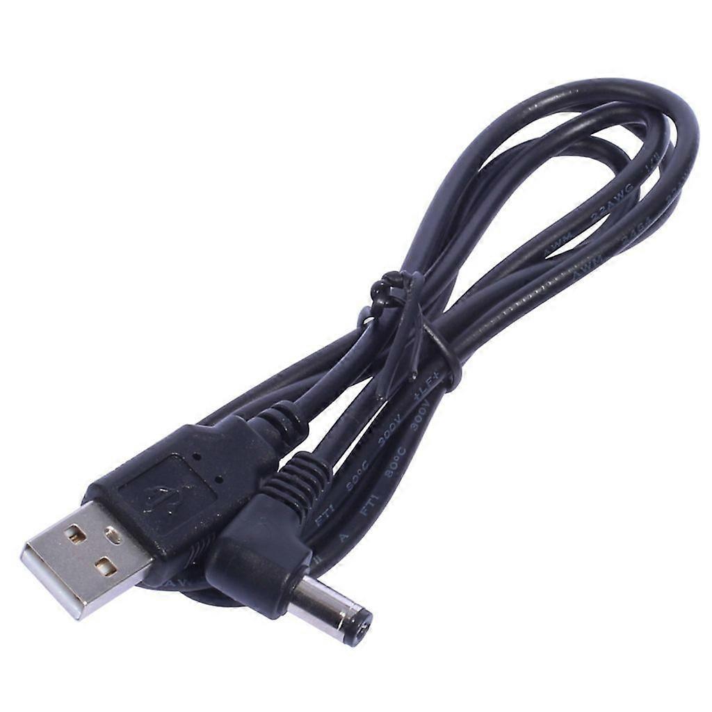 Quality USB to DC5.5 x 2.1mm Power Cord Charging Cable for Electronic Keyboard, LED Light Strip, 5V Voltage Device