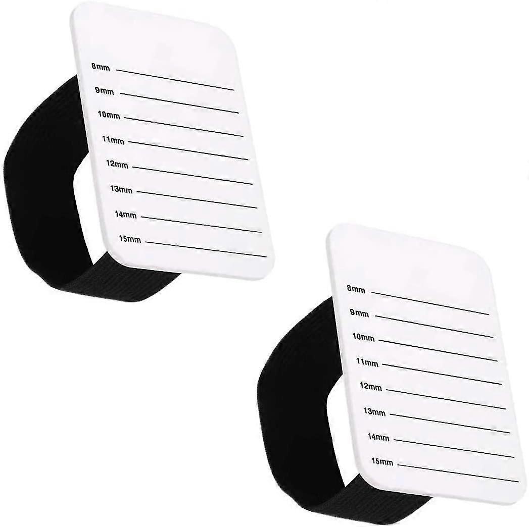2 Pcs False Eyelash Pallets Acrylic Makeup Eyelash Trays For Grafting False