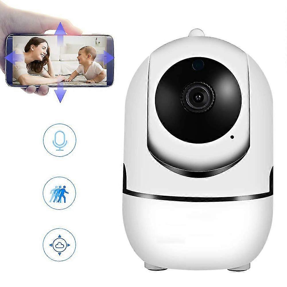 Wifi Camera-1080p Security Camera System Wireless Camera Indoor 2.4ghz Home Camera With 2 Way Audio Night Vision, Auto-cruise, Motion Tracker, Activit