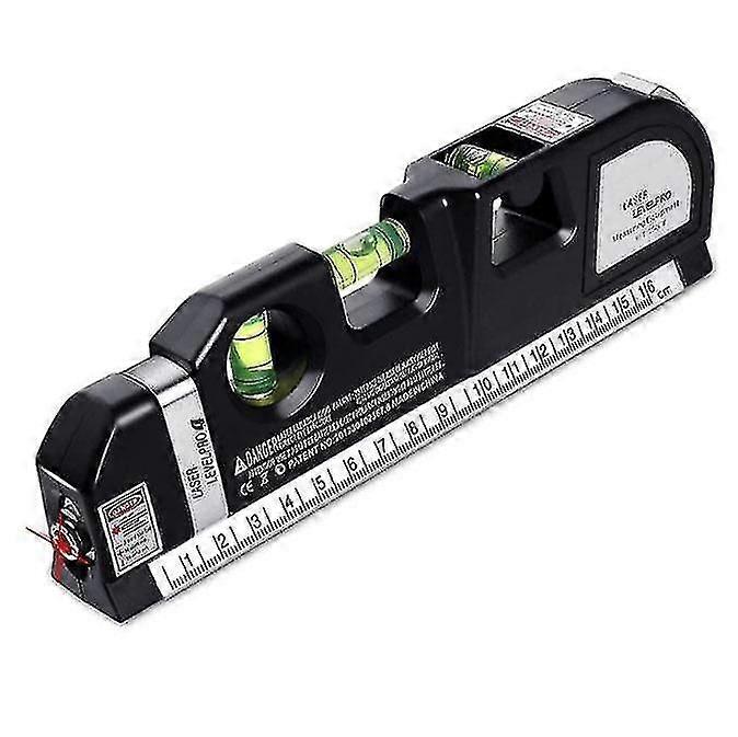 Multipurpose Laser Level Hanging Picture Tv Level Laser 8ft Tape Adjustable Ruler