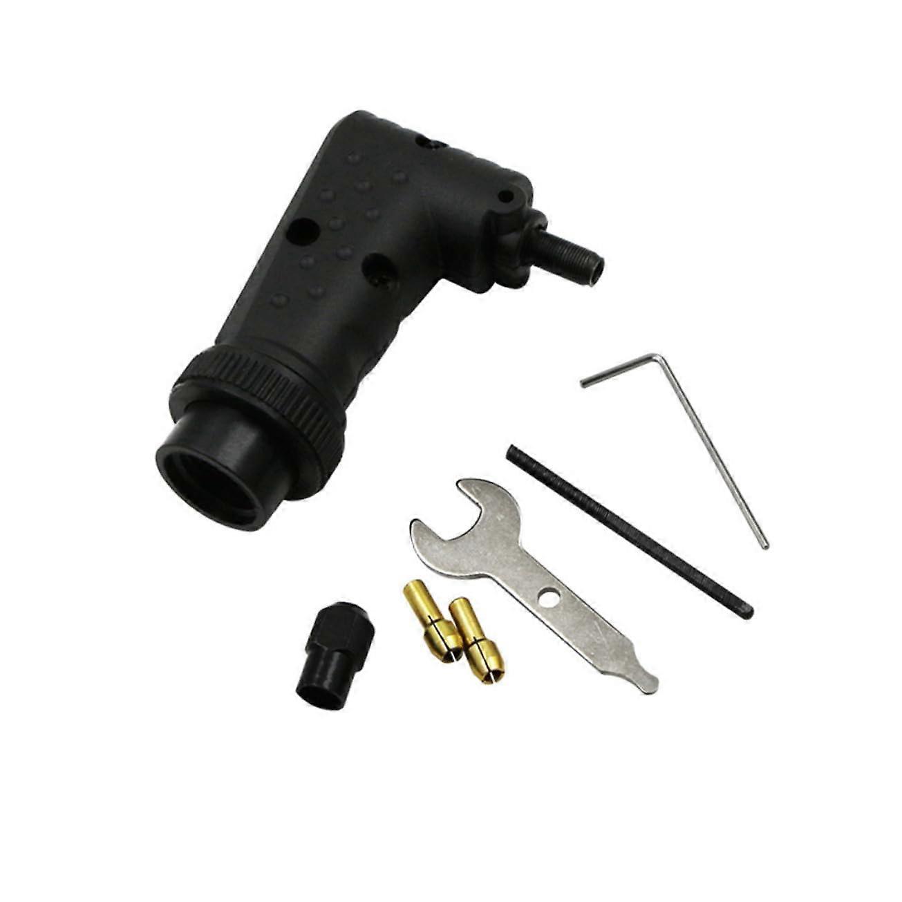 Cordless Right Angle Tool with Battery Adapter, Angled Screwdriver and Drill Attachments for Tight Corners and Hard-to-Reach Areas