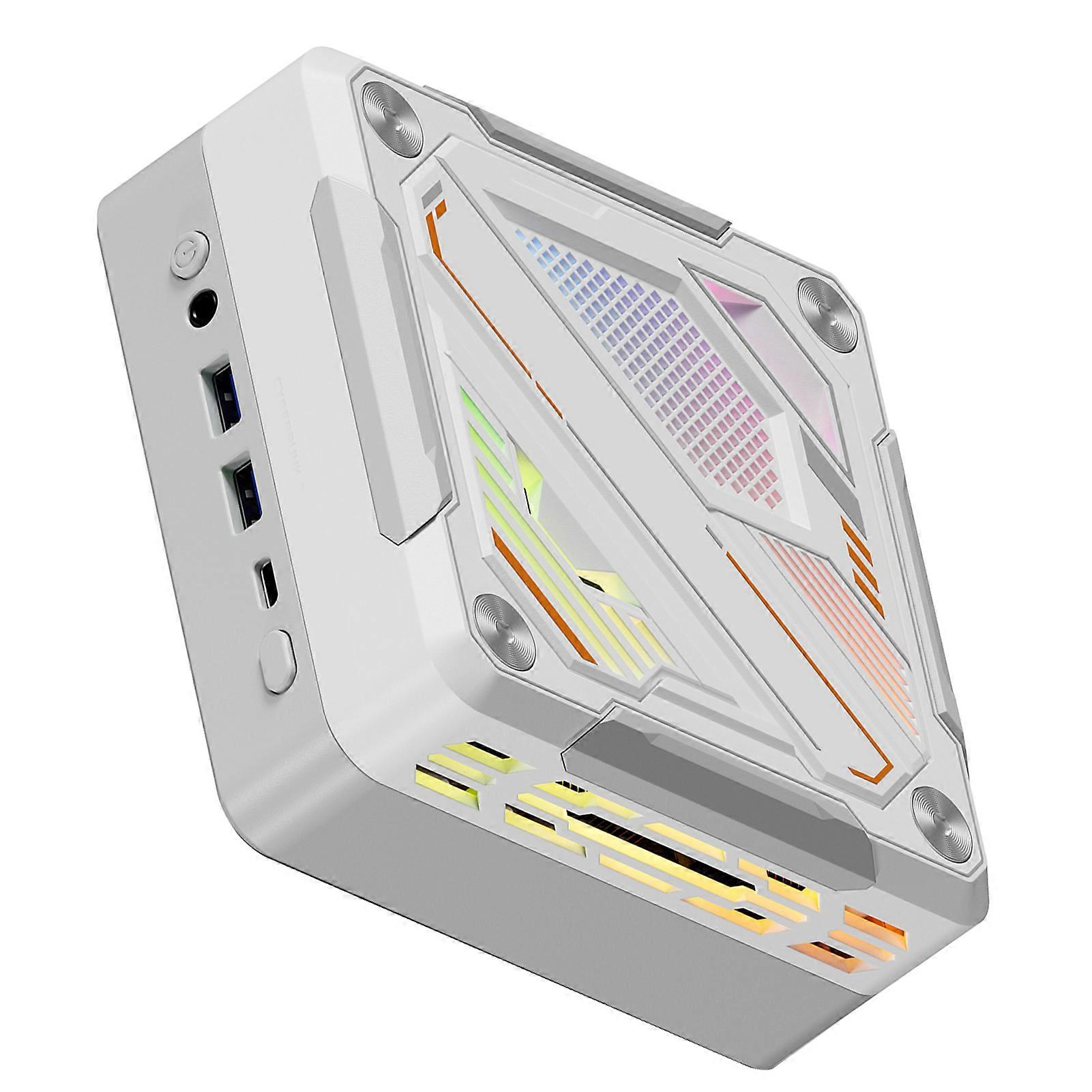 Mini Desktop Computer 8 Cores 16 Threads WIFI6 BT5.2 USB4 Support 4K Triple Screen Display for Office Conference Movie Games