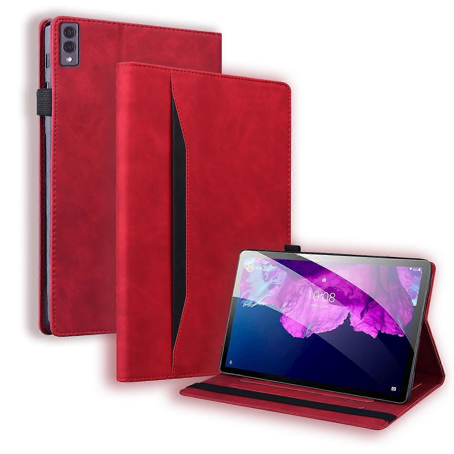 Splicing Schokbestendige Lederen Tablet Case
