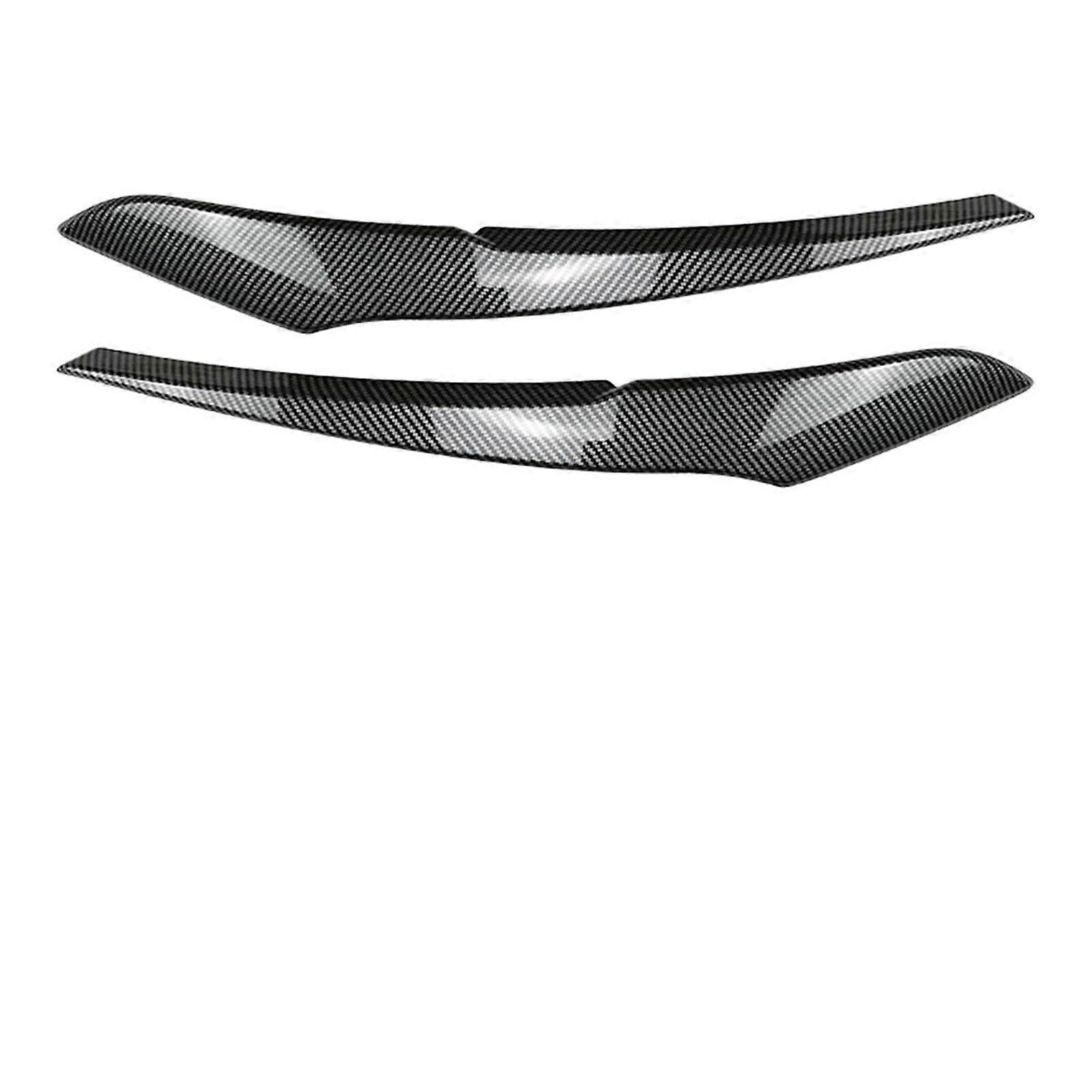 Headlight Eyebrows 2Pcs For BMW 1 Series F20 F21 Base Version 2011-2014 Eyelid Cover Decoration Trim