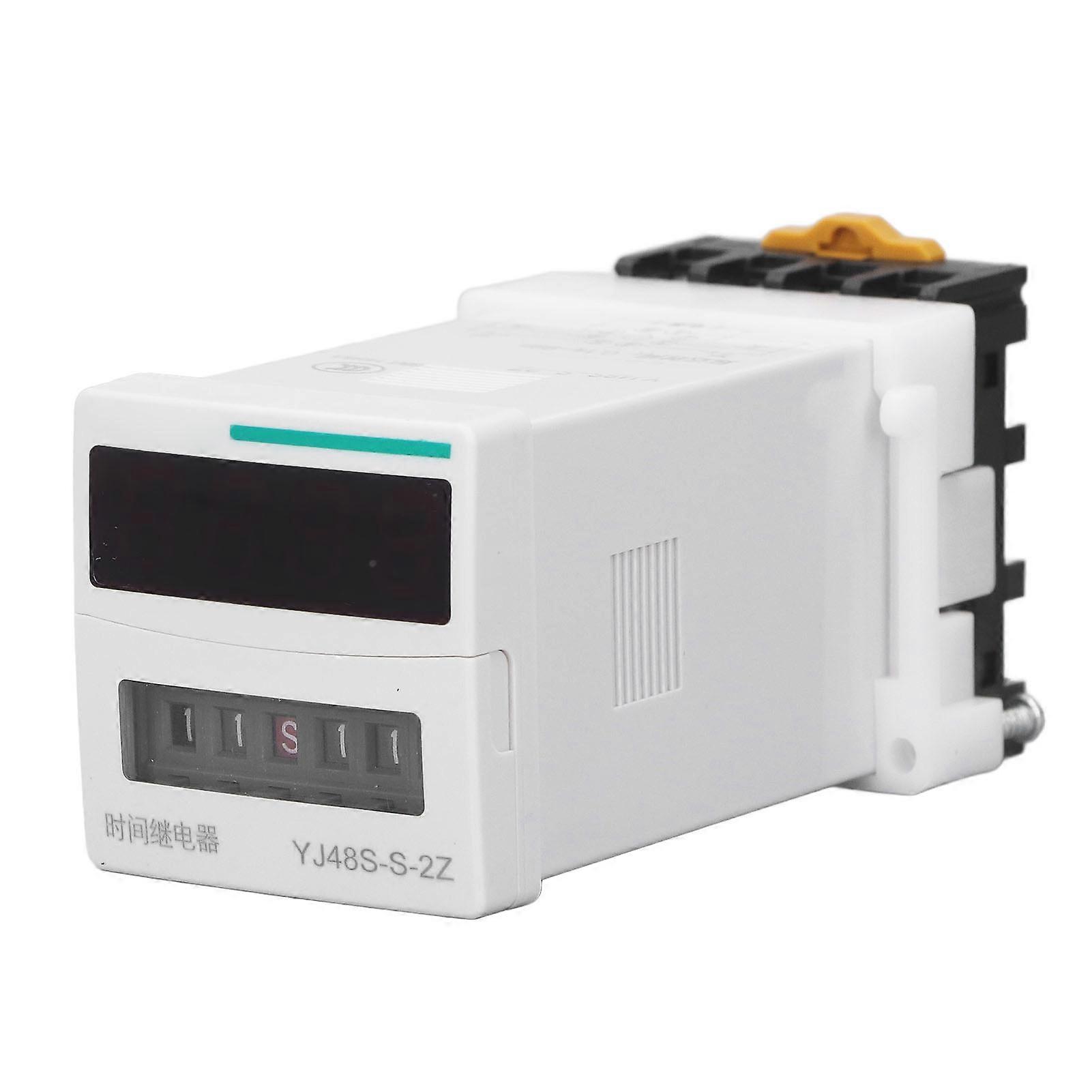 Time Relay 8 Pins 2 Group Digital Display Programmable Time Delay Relay Controller DC12V