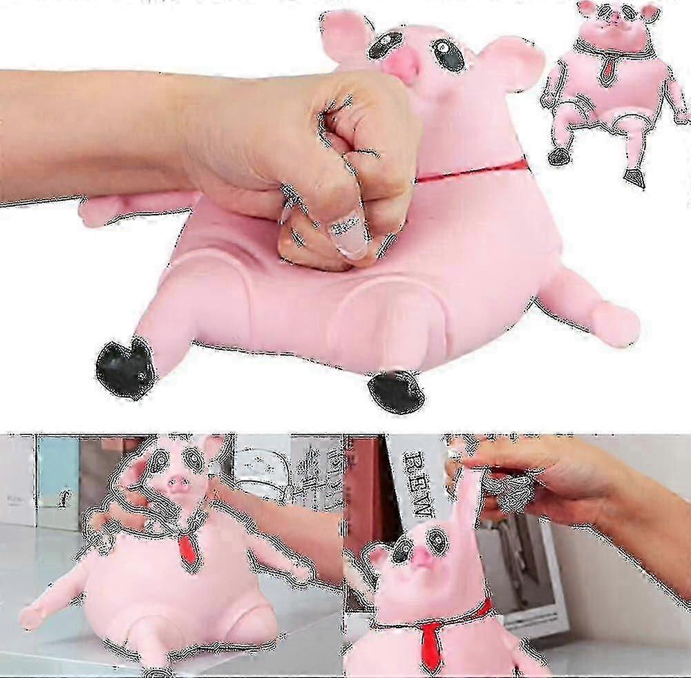 Pig Anti Stress Toy, Pig Squeeze Toys, Creative Decompression Pig, Squeeze Pig Toy For Child And Adults
