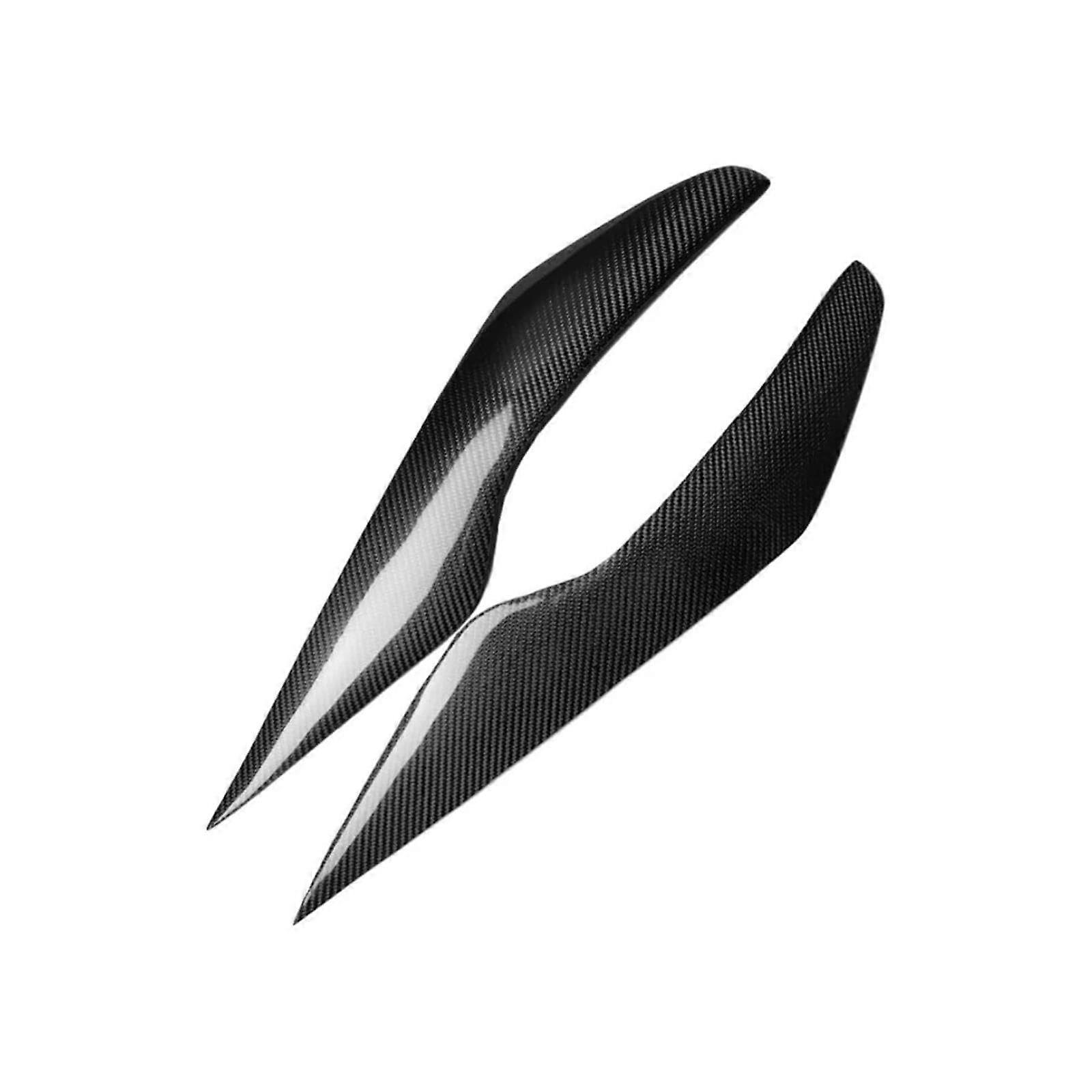 Headlight Eyebrow Sticker for Ford Focus MK2 2009-2011, Real Carbon Fiber, Custom Fit, Durable Performance