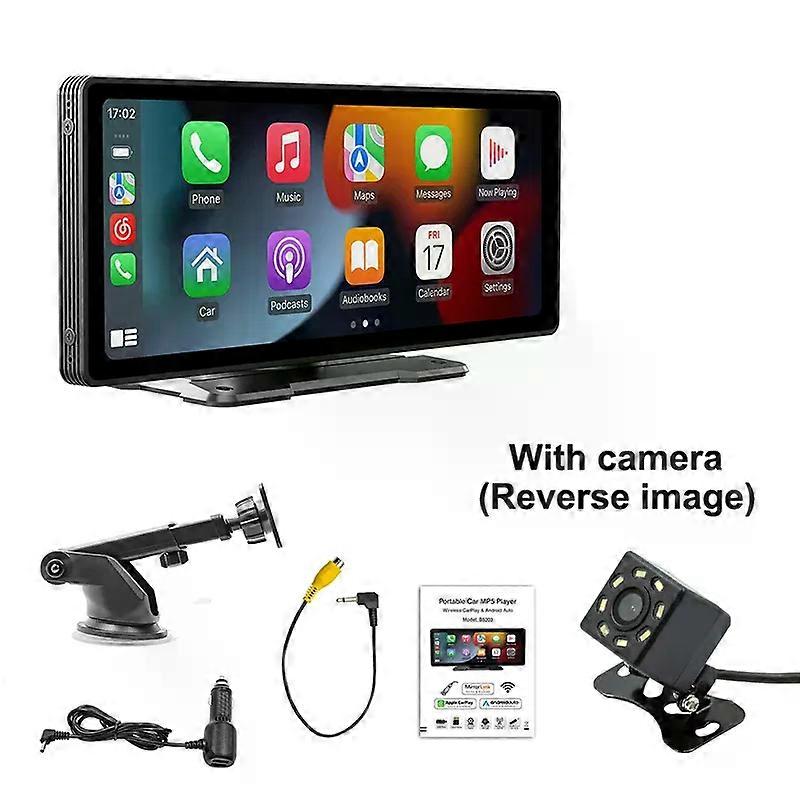 10.26 inch Car Player Wireless Bluetooth CarPlay Android Auto Multimedia Touch Screen Portable Car MP5 for Apple Huawei Xiaomi